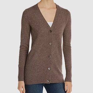 VINTAGE J. Crew Brown Cashmere Button Down Cardigan